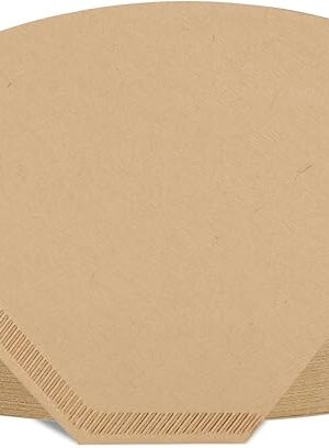 160 Count #4 Cone Coffee Filters 8-12 Cup Disposable Coffee Filters 4 Cone Paper Unbleached Natural Number 4 Filters Paper Compatible with Ninja Coffee Filter, Drip and Pour Over Coffee Maker