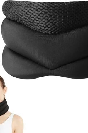 Vitavix Neck Support Pillow for Ergonomic Snoring Relief, Adjustable Cervical Alignment, Breathable Comfort for Home/Travel/Office Use