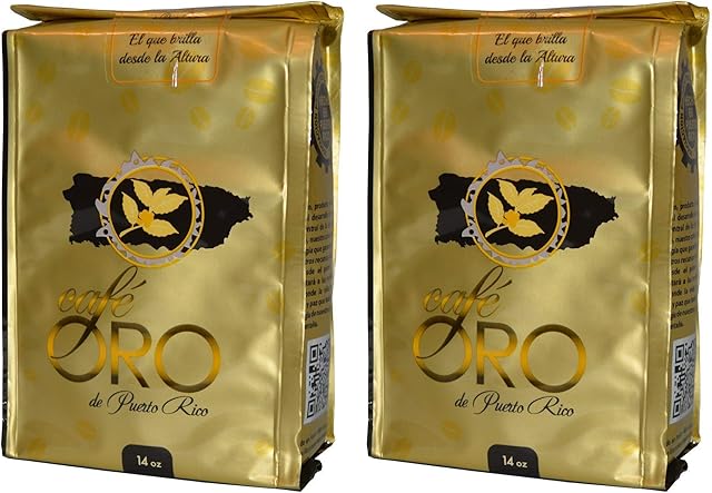 Cafe de Oro de Puerto Rico 14oz / Gold Coffee from Puerto Rico 14oz (2 Bags)
