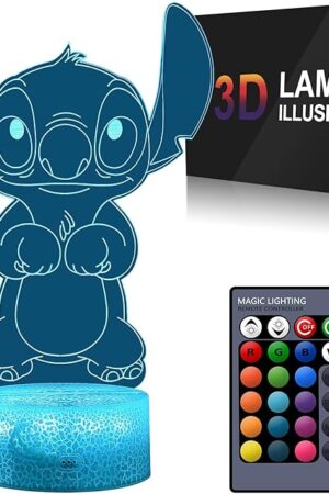Christmas Gifts for Girls, 3D Night Light Dimmable Lamp Room Decor Gifts for Bedroom Boys Girls for Kids 16 Colors Changing Led Light - Toys for Teens Boys Girls Birthday