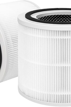 2 Pack 240 Replacement Filter Compatible with Puro air 240 Purifier, 3-in-1 Pre, HP-14 True HEPA, Activated Carbon Filtration System