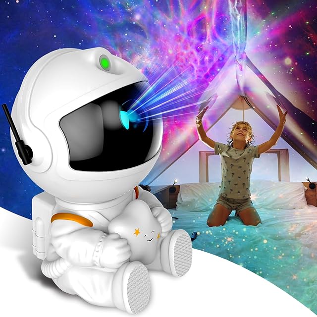 Astronaut Galaxy Projector Star Projector Galaxy Light Night Light Nebula Ceiling LED Lamp