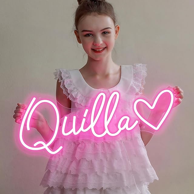 Custom Neon Sign,LED Neon Sign Customizable For Wall Decor,Personalized Neon Name Sign For Birthday Gifts,Wedding Light Up Neon Lights Sign