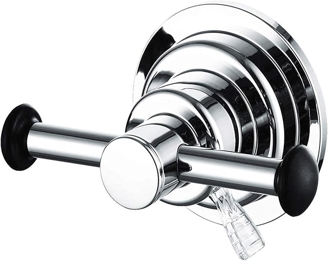 BOPai Stylish Suction Cup Hooks for Shower Loofah Towel Washcloth, Relocatable Holder