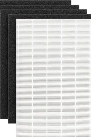 D480 H13 True Hepa Replacement Filter D4 Compatible with Winix D480 Air Purifier, 4 Pack Activated Carbon Filters, Item Number 1712-0100-00, True HEPA D4 Filter