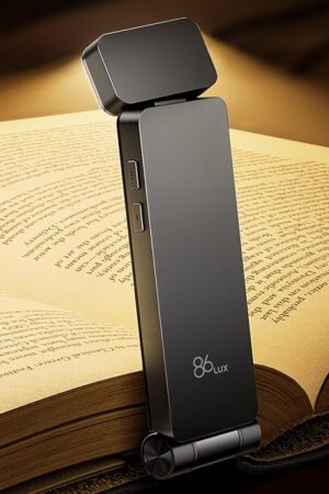 86lux Book Light LED Reading Light Grey