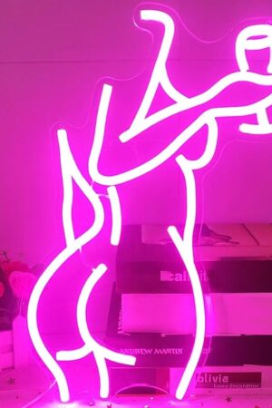 Ajoyferris Lady Back Neon Sign Dimmable Led Lady Sign Neon Woman Neon Light Sexy Lady Neon Signs for Bedroom Man Cave Bar Party Art Decor Gifts