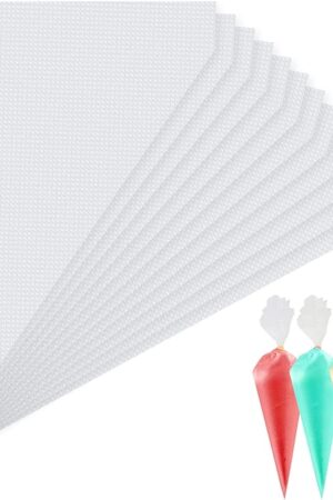 100pcs Disposable Small Piping Bags 8 inch, Mini Piping Bags, Pastry Piping Bags for Cream Frosting, Icing Bags for Cake and Dessert Decorations