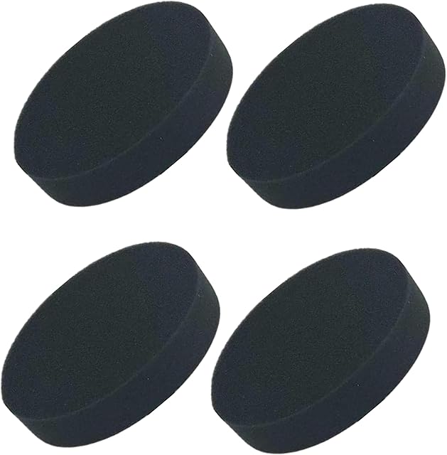 4 Pack 1608225 Filter Replacement for Bissell Powerforce Helix Turbo Rewind Bagless 1797 1700 1701 1797 2191 2191U 2190 Cleanview 2254 2258 3534 2492 2494 3675 Upright Vacuum, Part #1608225