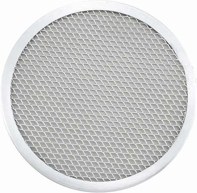 Winco Aluminum Winware 11-Inch Seamless Pizza Screen (APZS-11)