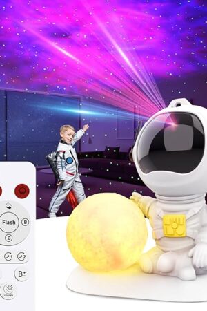 Astronaut Galaxy Projector, 3 in 1 Star Projector LED Night Light with Remote and Timer, 33 Light Effects for Girls Boys Kids Teens