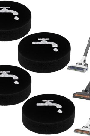 4 Pack Sponge Filter Compatible with BLACK+DECKER POWERSERIES+ 16V/20V Cordless Stick Vacuum Models BHFEA420J, BHFEA520J, BHFEA18D1, Compare to Part# BHFEAF1