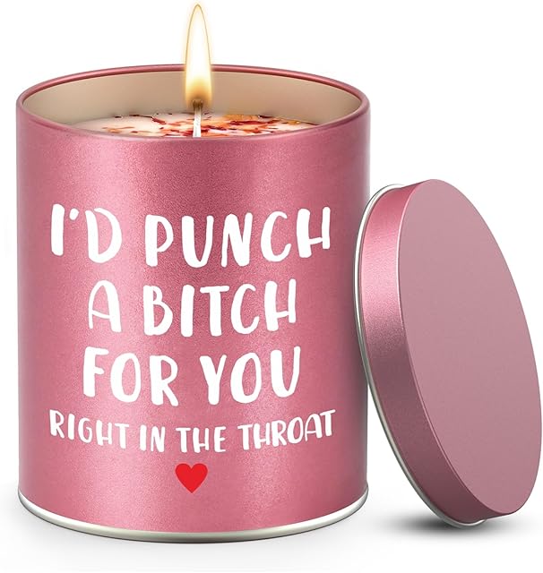 Birthday Gifts for Women,Valentines Galentines Day Gifts for Her Girlfriend,Mothers Day Gifts,Sister Gifts for Sisters,Friendship Gifts,Christmas Stocking Stuffers,Scented Candle Funny Gifts ldeas