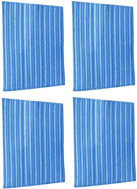 Ximoon RMF 4X Ultra Clean Pads Washable Steam Cleaning Mop Pads Replacement for Haan FS SI MS Steamers SI-40 SI-70 SI-35