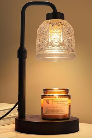 Candle Warmer Lamp with Timer Dimmable, Adjustable Lamp Candle Warmer, Birthday Gifts for Women Mom, Wax Warmer Lamp for Scented Jar, House Warming Gifts New Home Decor