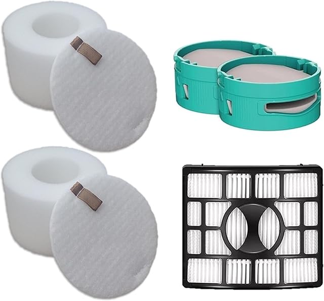 2+1 Filter Kit For Shark Lift-Away with PowerFins HairPro & Odor Neutralizer Technology Upright Multi Surface Vacuum ZD550 ZD552. Includes 2 Odor Eliminating Cartridges 1541FC3000