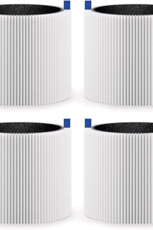 4-Pack Mini Max Replacement Filter Compatible with Blue Pure Mini Max Air Purifier, FMINI Replacement Filter for Mini Max Air Purifier, Premium H13 HEPA Filtration System