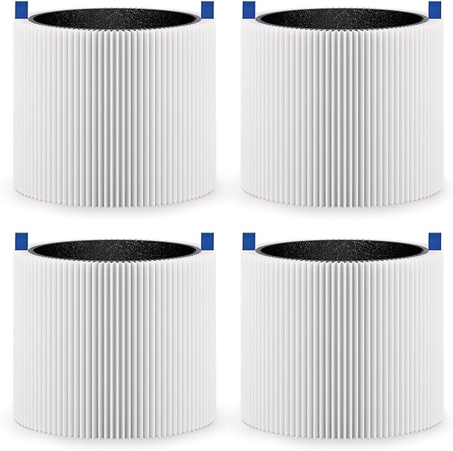 4-Pack Mini Max Replacement Filter Compatible with Blue Pure Mini Max Air Purifier, FMINI Replacement Filter for Mini Max Air Purifier, Premium H13 HEPA Filtration System