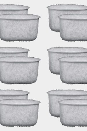 12 Pack of Braun Coffee maker Replacement Charcoal Water Filter for Braun Coffee Maker BRSC004,BrewSense Drip model KF7175, KF6050