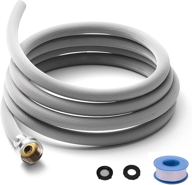 Dehumidifier Hose for Drainage 3/4" FHT, with Premium Brass Connectors (4FT)