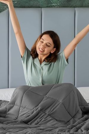 CYMULA Weighted Blanket Queen Size 60"x80" Ultra Microfiber