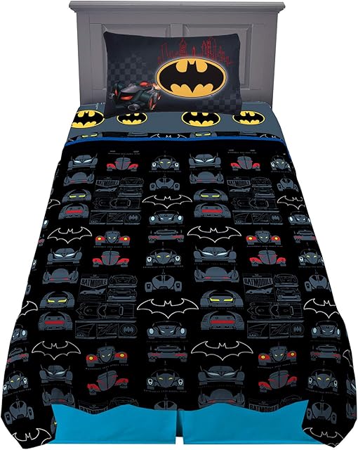 Franco Kids Bedding Super Soft Sheet Set, Twin, Batman