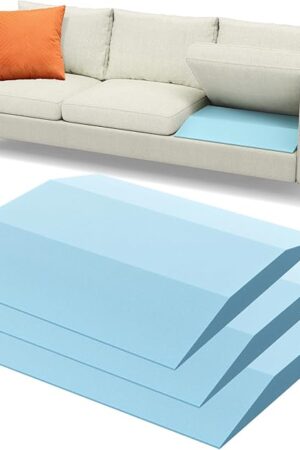 Couch Cushion Support, Trapezoid 40D Sofa Cushion Support for Sagging Couch Seats, High Density Foam Furniture Seat Sagging Repair, Set of 3