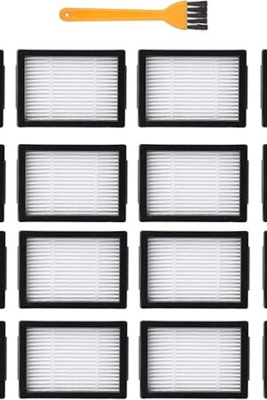 16 Pack Roomba Filters Replacement Parts Compatible with iRobot Roomba i7 i7+/plus J7 i3 i3+ i4+ i5 i5+ j5 j5+ i2 i2+ i1 i1+ i4 i6 i6+ i8 i8+ E5 E6 E7 I & J & E series Robotic Vacuum Cleaner