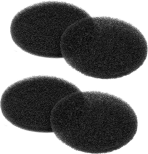 4 Pack Foam Filters Compatible with Makita Cordless Vacuums LC01Z, XLC02ZB, XLC02R1B, XLC02RB1W, XLC02ZW, XLC03R1BX4, XLC03ZBX4, XLC09ZB, DCL180Z, DCL181FZWX