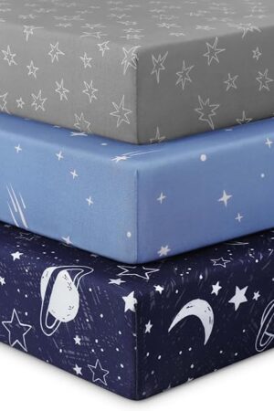 Baby Crib Sheets Fitted Crib Sheet for Boys Girls