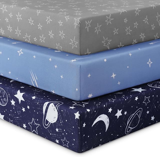 Baby Crib Sheets Fitted Crib Sheet for Boys Girls