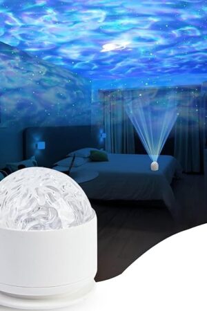 Calming Sensory Lights Ocean Light Projector with 7 Color Patterns