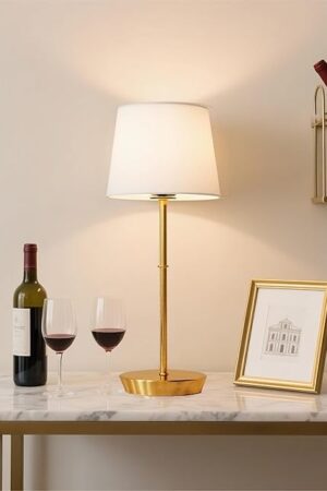 Cordless Table Lamp, 5000mAh Rechargeable Desk Lamp with Dimmable Magnetic RGB Bulbs & Remote, Battery Operated Small Wireless Lamp for Bedside, Dining Table, Kitchen Counter, Living Room