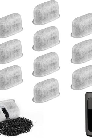 10 Pack Coffee Maker Filter Compatible with Beautiful,Efficient Charcoal Filter Compatible with All Beautiful Coffee Maker