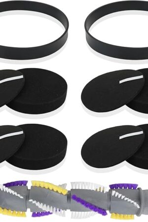 3197A Replacement Roller Brush for Bissell 2252 2253 2254 2489 Roller Brush&Filter&Belt for Bissell CleanView Swivel Rewind Pet Reach Vacuum Cleaner#1611230&1608225&1601972&1604947