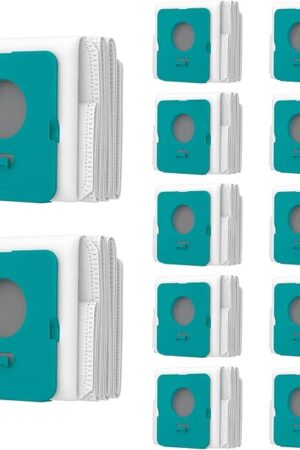 12 Pack VCA-ADB95 Dust Bag, Vacuum Bags Replacement for Samsung Bespoke Jet Cordless Stick Vacuum Cleaner Accessories Parts VS20A95923BAA VS20A95923NAA VS20A95923WAA