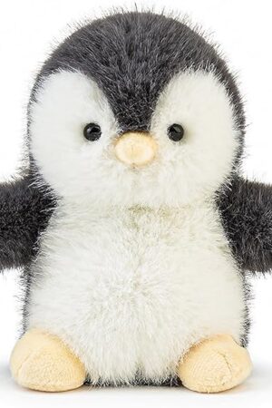 Cute Penguin Plush Soft Stuffed Animals 6" Soft Penguin Stuffed Plushies Pillow Birthday Christmas Valentine's Day Gifts for Kids Girlfriend