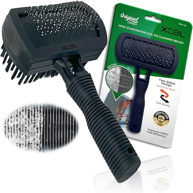 Advanced HVAC Coil Cleaning Brush for Condenser & Evaporator | Dual-Sided