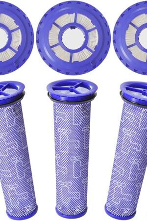 6 Pack Replacement Vacuum Filter for Dyson DC41 DC41 DC65 DC66 Vacuum,3 Pack Post Filter & 3 Pack Pre Filter