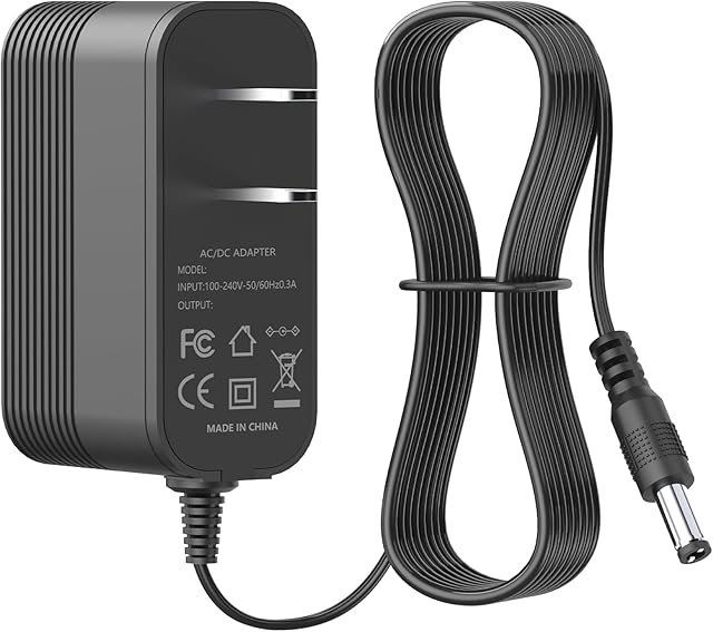 24V Power Adapter for Dreo PolyFan 311 Floor Fans, Power Cord for Dreo PolyFan 311 Air Circulator Oscillating Standing Fan Replacement Power Supply Charger