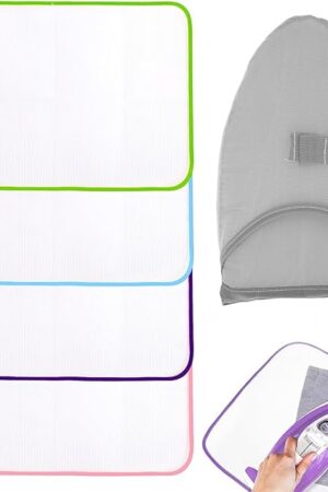 4PCS Ironing Cloth to Protect Clothes with Steamer Glove, Pressing Mesh Cloth