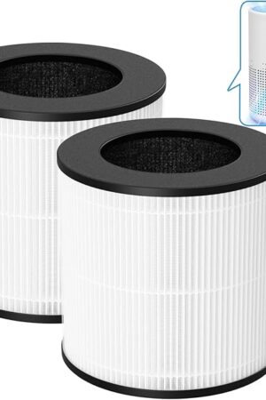 AP050 AP052 Replacement Filter, Compatible with Tailulu AP050,AP052 Air Purifier, HEPA Replacement Filter, 360° 3-Stage Filtration for Odor,Dust,Somke,Pollen, 2-Pack