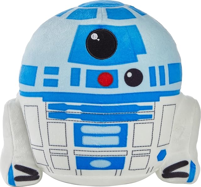The Star Wars Cuutopia 10-inch R2-D2 Plush, Soft Rounded Pillow Doll, Collectible Gift for Kids & Fans Ages 3 Years Old & Up 10 inches
