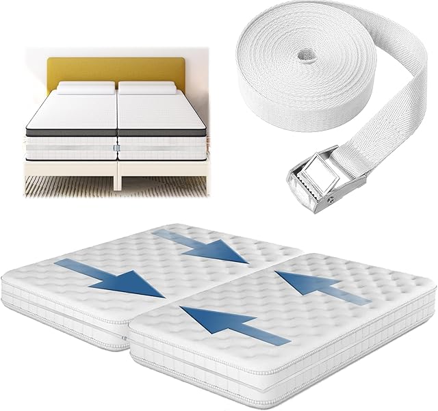 33ft Long Twin Bed Connector, Twin Mattress Connector to Make King, Adjustable Bed Bridge Twin to King Daybed Converter, Sturdy Durable Without Deformation