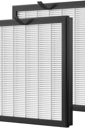 2 Pack G3 True HEPA Replacement Filter FXAP2W Compatible with AMEIFU G3 Sferf-30 (FXAP2W) Air Cleaner Purifier, VEWIOR A3 and Tailulu HQZZ-260 Air Cleaner Purifier,3 in 1 Filtration HEPA Filter