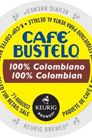 Cafe Bustelo® Single-Serve Coffee K-Cup®, 100% Colombian, Carton Of 24