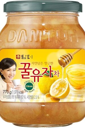 Damtuh Korean Honey Citron Tea Yuja Preserves – Natural Sweetness, No Artificial Additives, Perfect for Tea, Jam, or Salad Dressing – 1.7lb, 770g