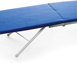 Camco Folding Ironing Board- Easily Folds for Convenient Storage After Each Use Perfect for Traveling, RVs and Campers- (43904), Blue and White