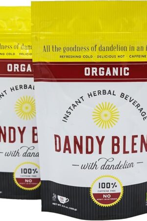 Dandy Blend Instant Herbal Beverage with Dandelion - 3.53 oz (Pack of 2)