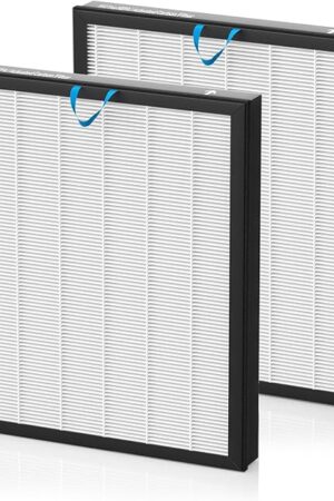 Vital 200S Replacement Filter for LEVOIT Vital 200S and Vital 200S-P Air Purifier, 2 Pack H13 True HEPA and High-Efficiency Activated Carbon Vital 200S-P Replacement Filter, Vital 200S-RF, White